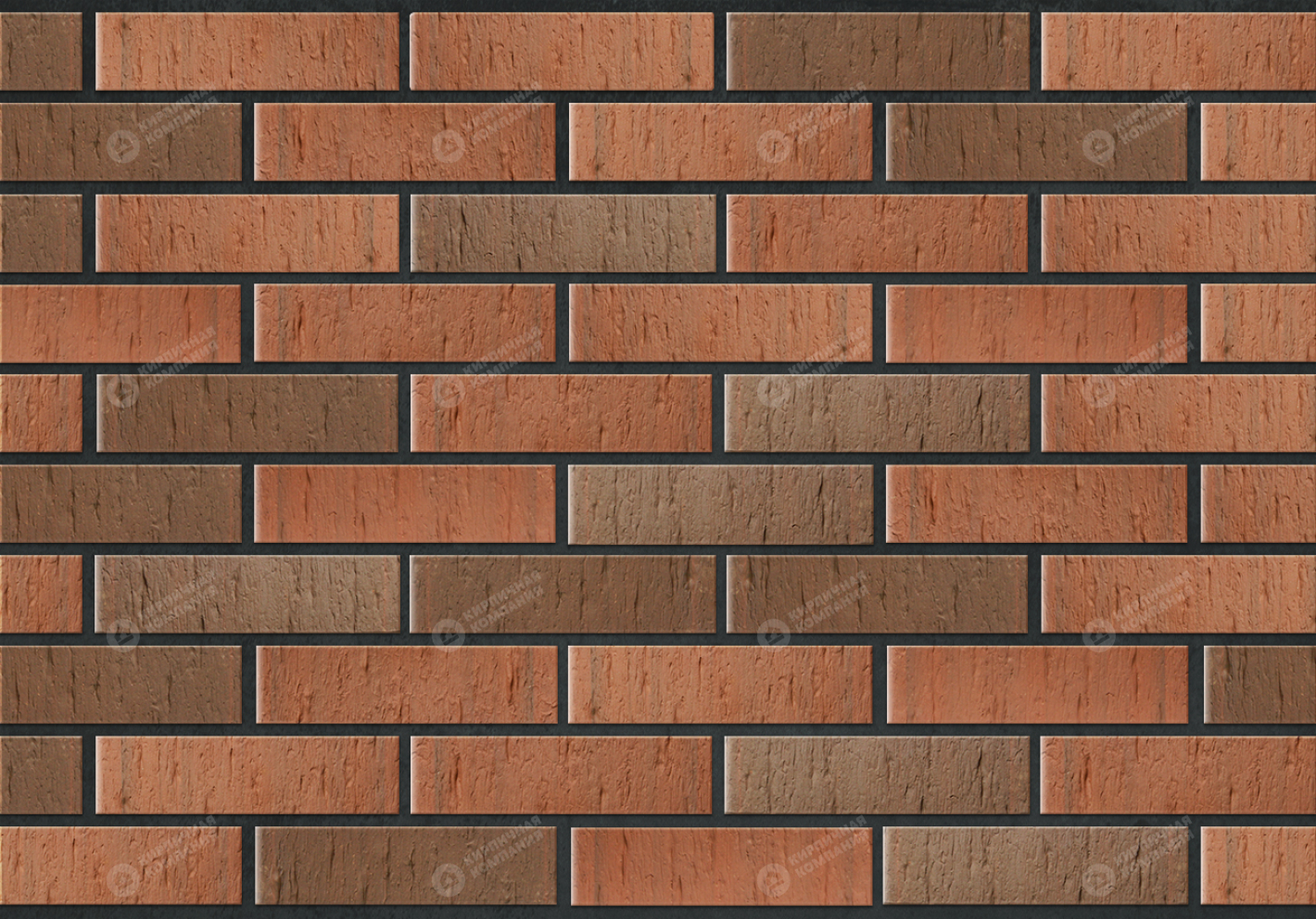 Кирпич керамический лицевой МOKKO-BUNT КРОСТА 0,7НФ пустотелый