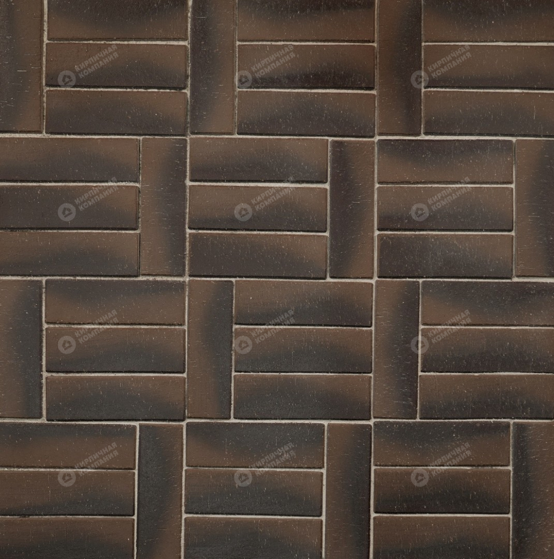 Клинкер тротуарный "Гамбург" бордо лонг