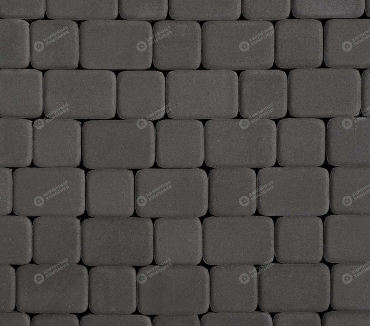 Тротуарная плитка Классико 1KO.4 гладкий серый