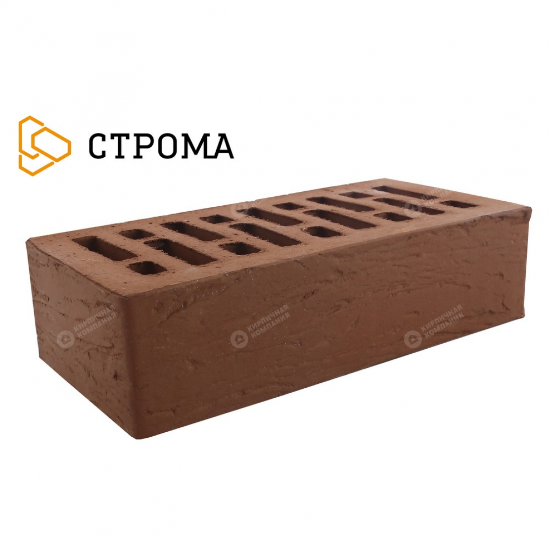 КОРИЧНЕВЫЙ РУСТИК 1,4НФ пустотелый