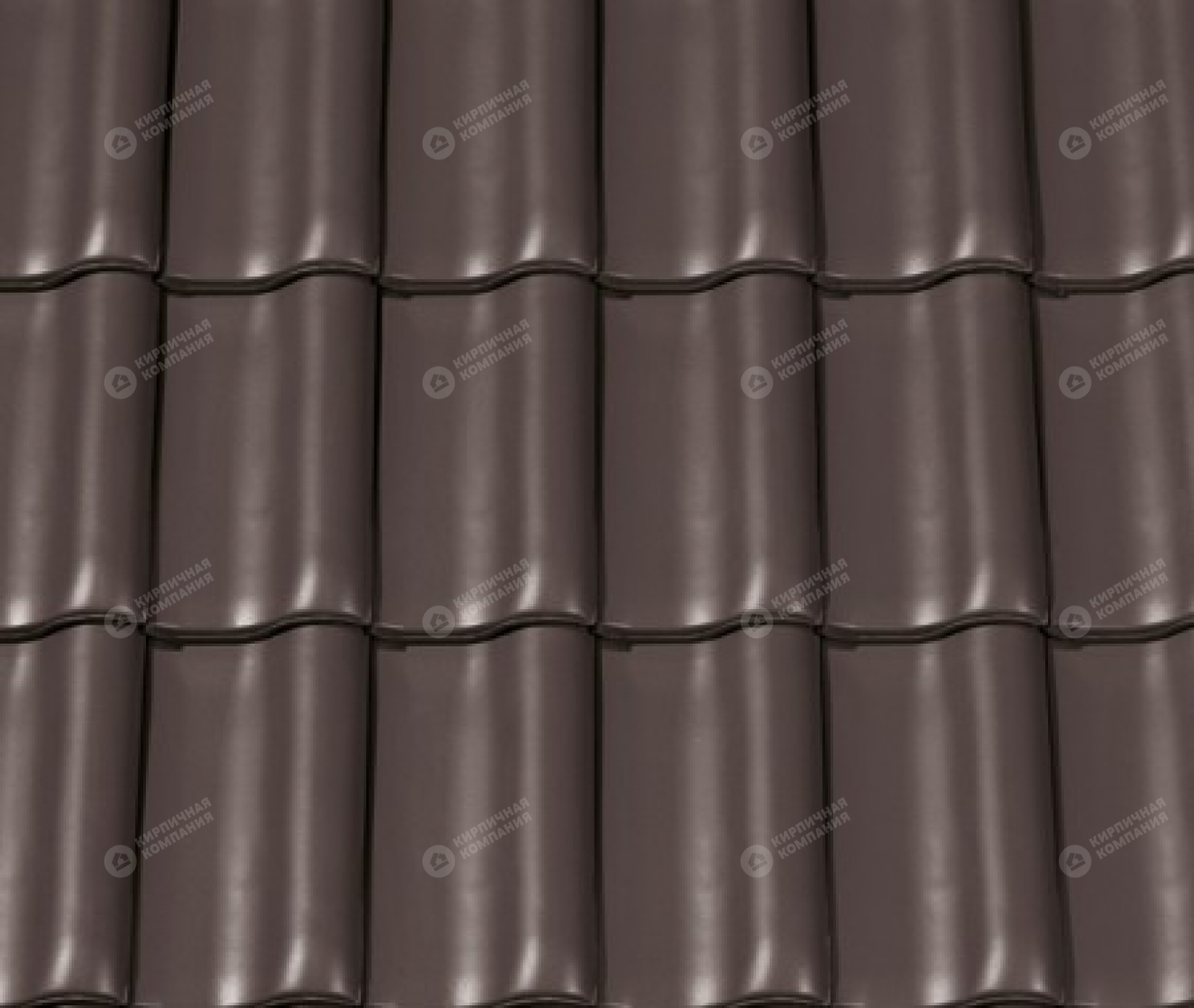 Керамическая черепица Harmonie Dunkelbraun Nuance