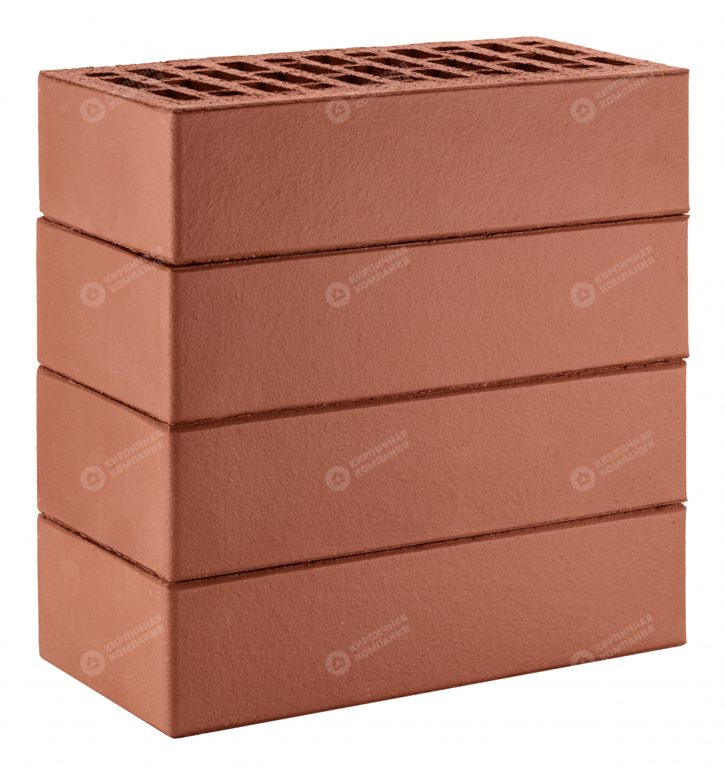 ТЕМНО-КРАСНЫЙ ГЛАДКИЙ 1НФ пустотелый