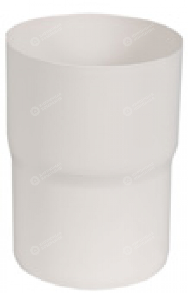 Соединитель трубы белый AQUASYSTEM