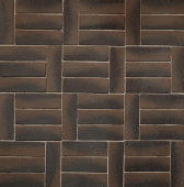 Клинкер тротуарный "Гамбург" бордо лонг