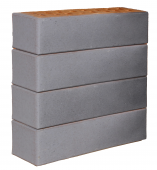 СЕРЫЙ С СЕРЕБРОМ ХАРСТАД ГЛАДКИЙ 0,7НФ пустотелый