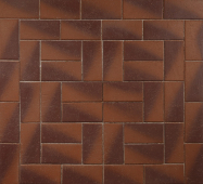 Клинкер тротуарный "Ливерпуль" бордо классик 0,51 NF