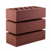 Бордо темный гладкий 0,7НФ пустотелый