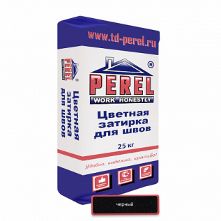 Декоративная затирочная смесь Perel RL 25 кг черная
